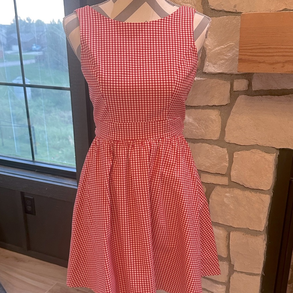 Lauren James Dress Full Gingham Emerson Dress XS